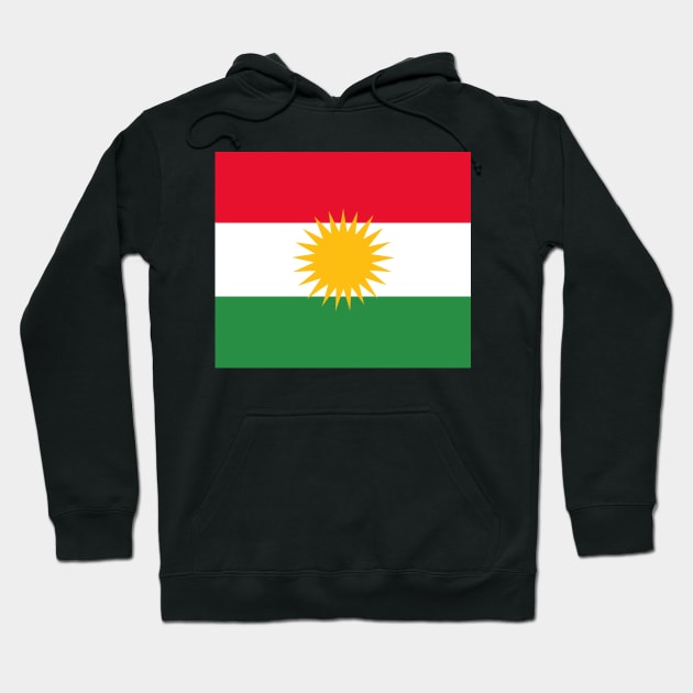 Kurdistan flag Hoodie by flag for all